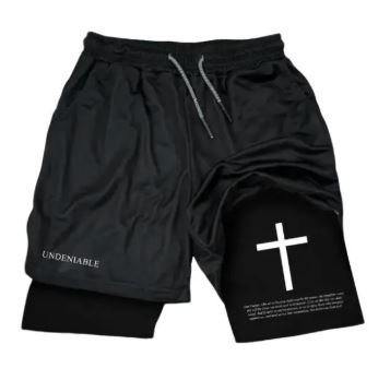Pantalones Cortos Atléticos Cristianos para Hombres